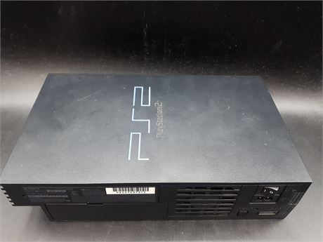 PS2 CONSOLE (ONLY READS BLUE DISCS) NEEDS REPAIRS - AS IS