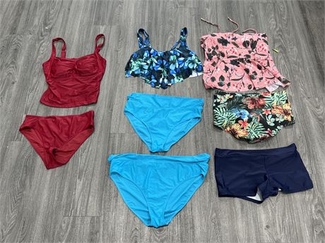 NEW / LIKE NEW WOMENS BATHING SUITS