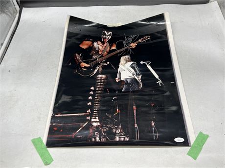 SIGNED GENE SIMMONS PICTURE (16”x20”)