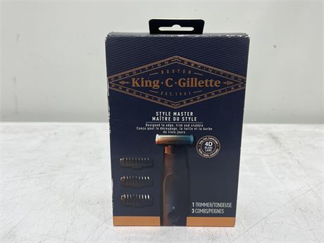 (NEW) KING C GILLETTE STYLE MASTER