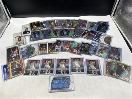 NBA CARDS LOT - MODERN & VINTAGE - INCLUDES ROOKIES & INSERTS