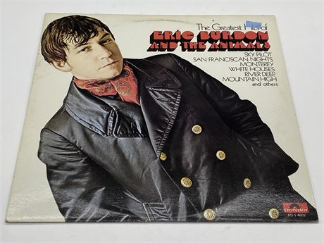 The GREATEST HITS OF ERIC BURDON AND THE ANIMALS - EXCELLENT (E)
