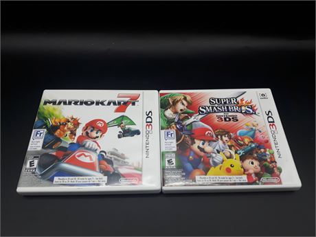 3DS GAMES - VERY GOOD CONDITION