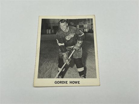 1965-66 GORDIE HOWE COCA COLA CARD