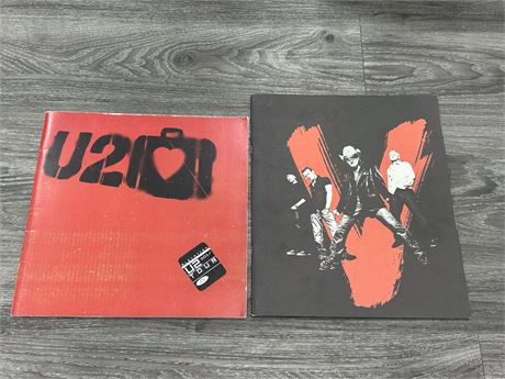 (2) U2 CONCERT TOUR BOOKS - 2001 & 2005