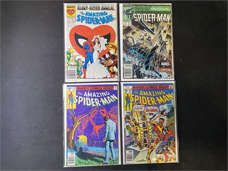 4 ASSORTED SPIDER-MAN COMICS