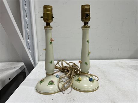 2 MADE IN GERMANY LAMPS (12”)