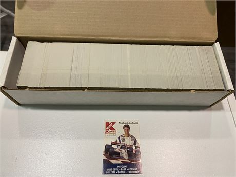APPROX. 1000 MICHAEL ANDRETTI 1992 K-MART CARDS