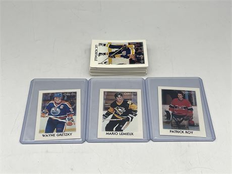 (41) 1986 OPC LEADERS W/ GRETZKY & OTHERS