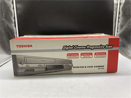 NEW OPEN BOX TOSHIBA SD-V394 DVD/CD & VCR COMBO