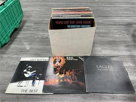 MISC BOX OF RECORDS CONDITION VARIES