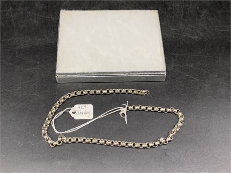 STERLING NECKLACE, 925 ON CLASP