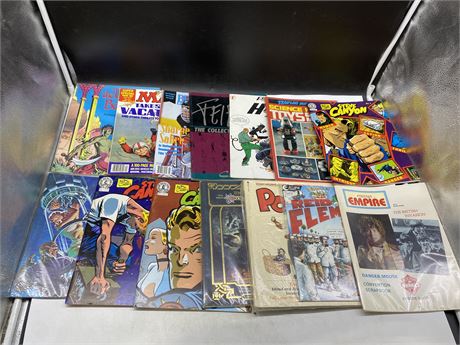 13 MISC COMIC MAGS