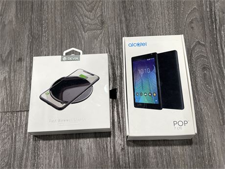ALCATEL POP 7 LTE TABLET & DEVIA WIRELESS CHARGER