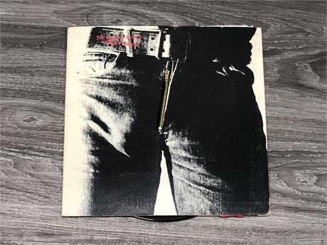 ROLLING STONES STICKY FINGERS WITH ZIPPER