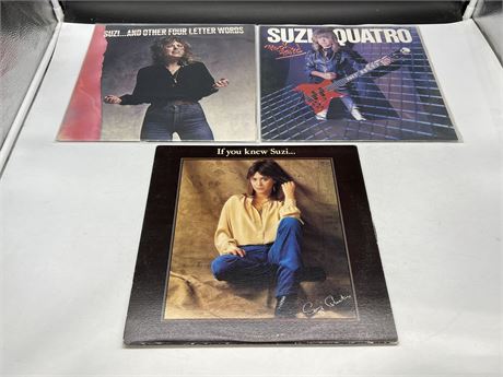 3 SUZI QUATRO RECORDS - EXCELLENT (E)