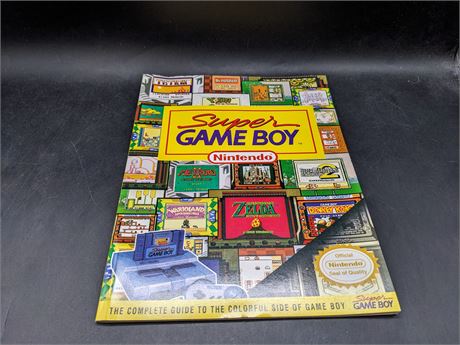 SUPER GAMEBOY NINTENDO STRATEGY GUIDE  - VERY GOOD CONDITION