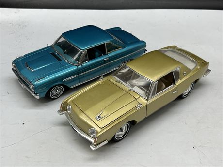(2) 1:18 SCALE DIECAST CARS