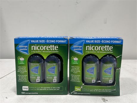 2 NEW NICORETTE PRODUCTS