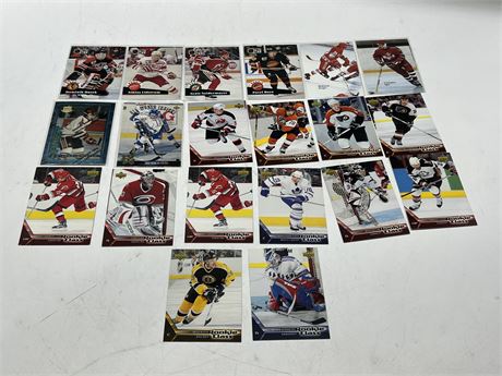 20 NHL ROOKIE CARDS