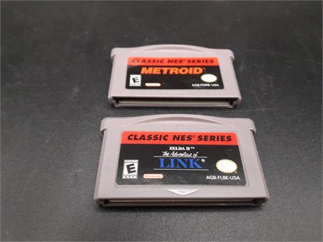 ADVENTURE OF LINK & METROID - CLASSIC NES SERIES - GBA