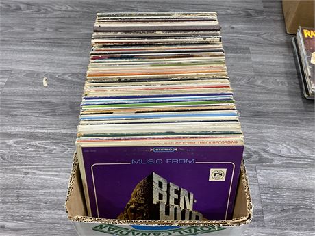 BOX OF RECORDS (Most scratched)
