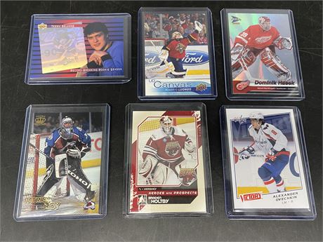 6 MISC. NHL CARDS