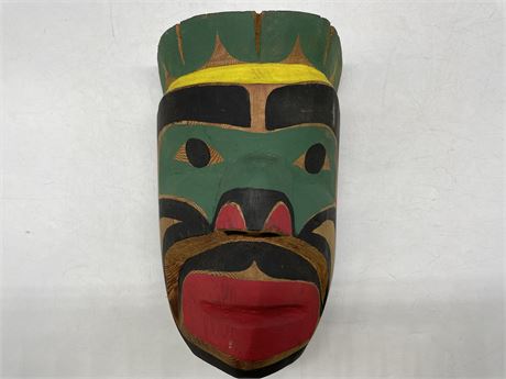 FIRST NATIONS WOOD MASK (9.5”)