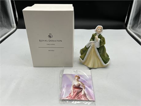 ROYAL DOULTON EMMA FIGURE IN BOX - EXCELLENT COND. (7”)