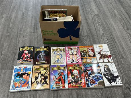 BOX OF MAGNA BOOKS - GREAT CONDITION