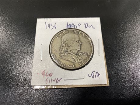 1963 USA HALF DOLLAR SILVER COIN
