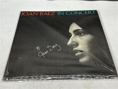 JOAN BAEZ AUTOGRAPHED LP W/COA