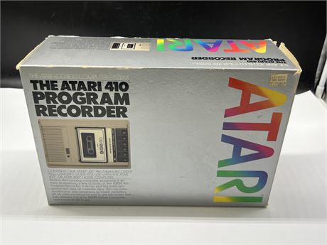 ATARI 410 PROGRAM RECORDER IN BOX