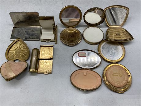 VINTAGE COMPACTS — SOME SIGNED