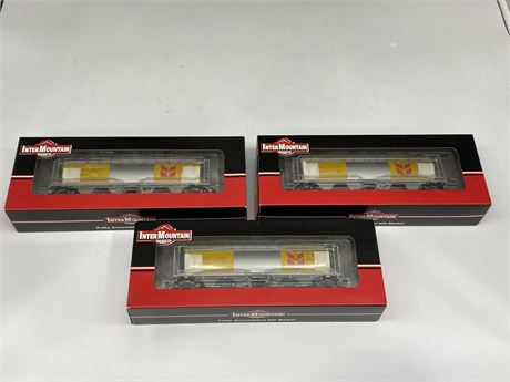 3 INTER MOUNTAIN TRAIN MODELS - RETAIL $72 COMBINED