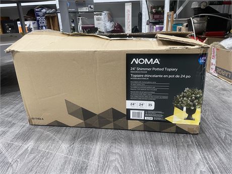OPEN BOX NOMA 24” SHIMMER POTTED TOPIARY