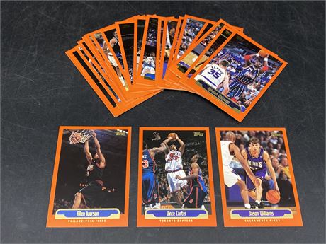 (24) 1999 NBA TOPPS CARDS