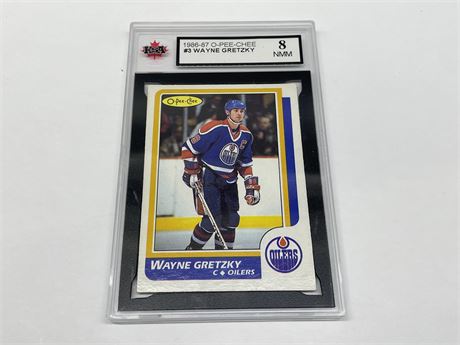 KSA 8 1986/87 WAYNE GRETZKY O-PEE-CHEE NHL CARD