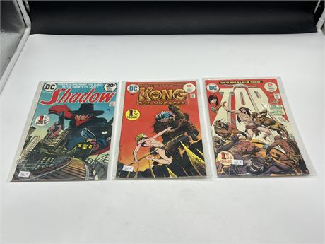 3 DC FIRST ISSUE COMICS