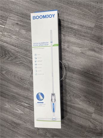 NEW BOOMJOY 50CM AND PLATE SPRAY MOP