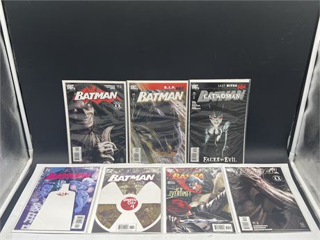 7 BATMAN COMICS