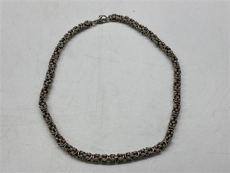 925 STERLING SILVER NECKLACE - 67.2G (19”)