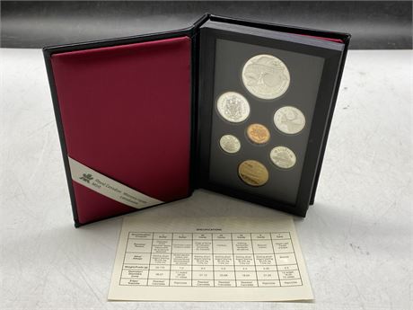 1996 RCM SILVER DOLLAR PROOF COIN SET - UNCIRCULATED