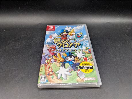 SEALED - KLONOA  (JAPAN RELEASE - PLAYS IN ENGLISH) - SWITCH