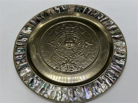 ABALONE MEXICO SILVER PLATE