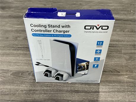 (NEW) PS5 COOLING STAND / CONTROLLER CHARGER