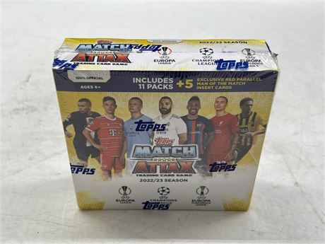 SEALED TOPPS 2022/23 SOCCER MATCH ATTAX BOX