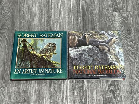 2 ROBERT BATEMAN BOOKS (1 SIGNED BY AUTHOR)