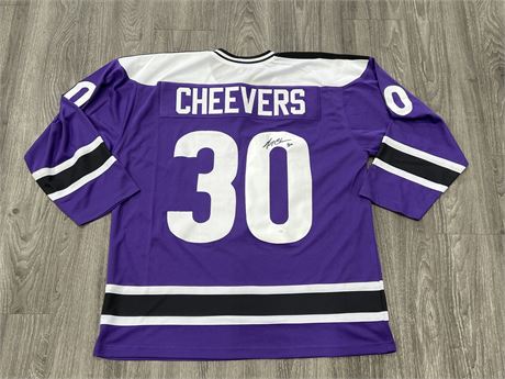 GERRY CHEEVERS SIGNED JERSEY - SIZE XL