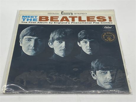 MEET THE BEATLES - VG (slightly scratched)